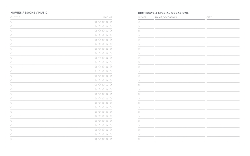 Little Otsu Annual Vol. 12 Elemental Weekly & Monthly Planner