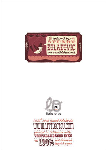 Deer Rider Card by Stuart Kolakovic