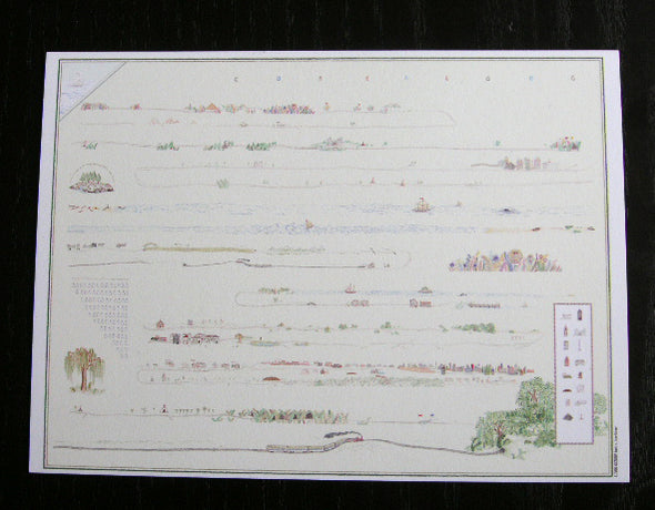 Lart C. Berliner Come Along Postcard by Little Otsu