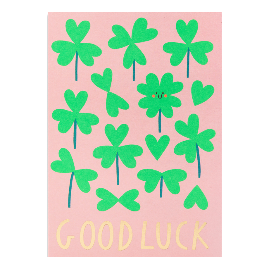 Susie Hammer Good Luck Card by Lagom