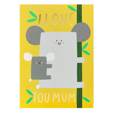 Susie Hammer I Love You Mum Card by Lagom