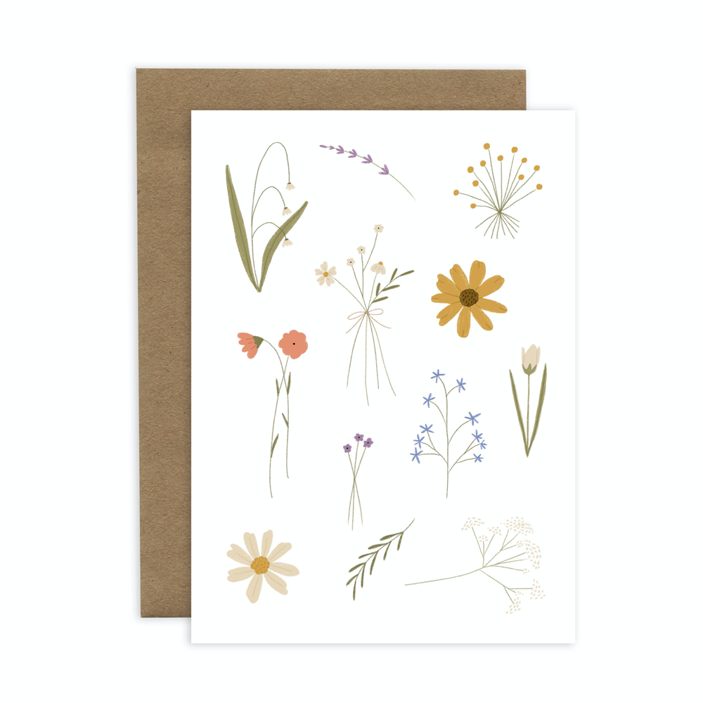Flowers Card by Laura Supnik