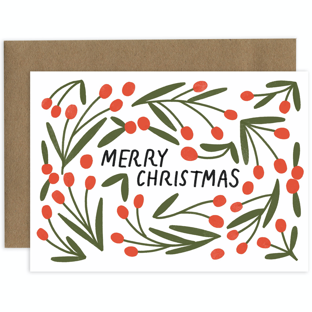 Merry Christmas Card by Laura Supnik