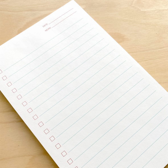 List Note Pad by Shorthand