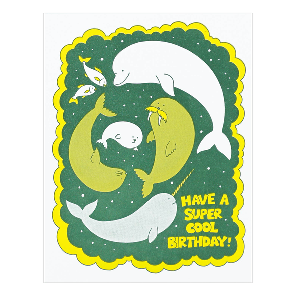 Super Cool Birthday Card by Lucky Horse Press