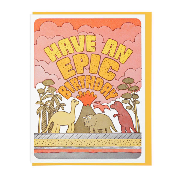 Have an Epic Birthday Dino Card by Lucky Horse Press