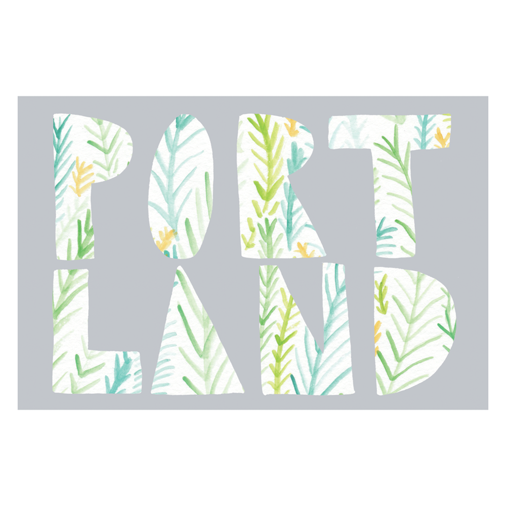 Portland Plants Postcard by Yvonne C.