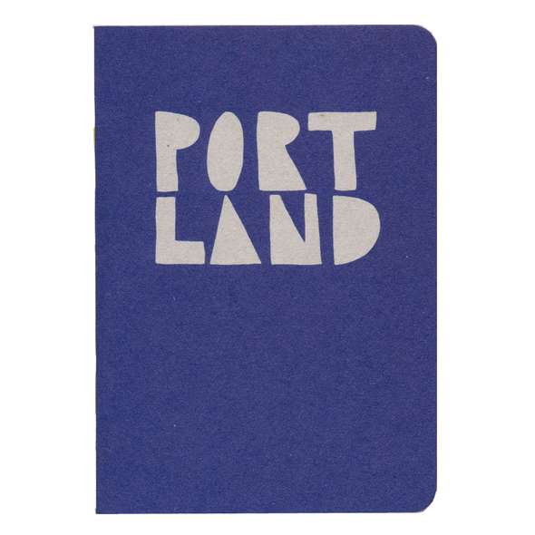 Portland Pocket Notebook Yellow Staples by Little Otsu