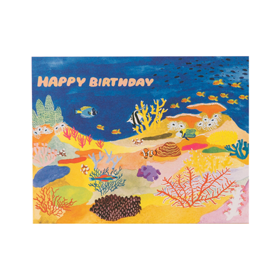 Coral Reef Birthday Card by Small Adventure