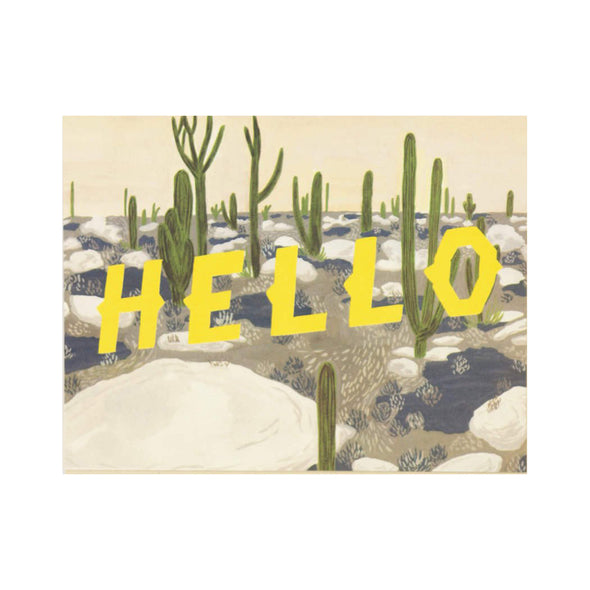 Hello Desert Card by Small Adventure