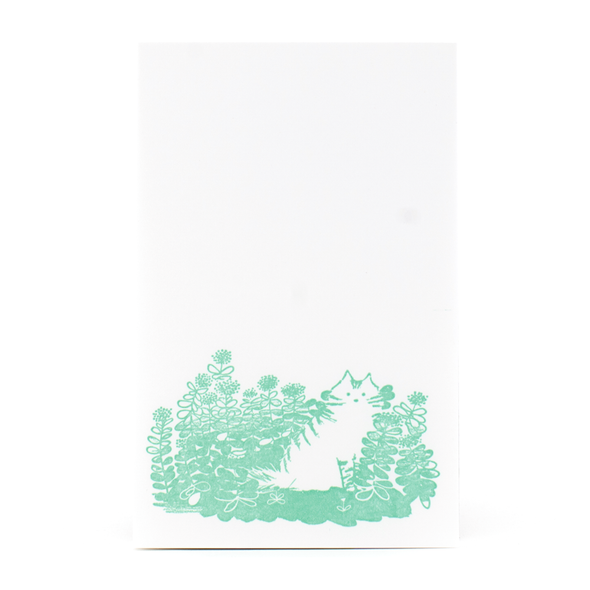 Fluffy Cat Notepad by Smudge Ink