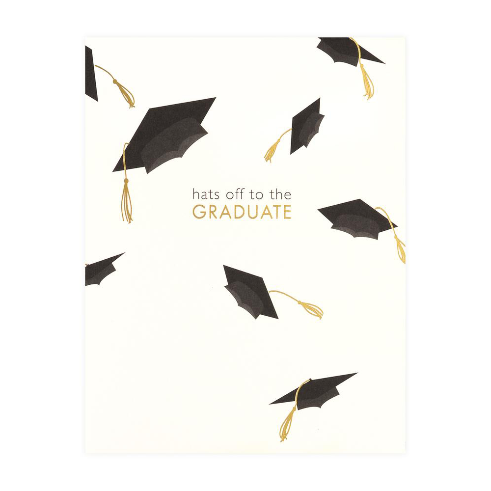 Hats off to the Graduate Card by Snow & Graham Little Otsu Hats off to the Graduate Card by Snow & Graham Little Otsu