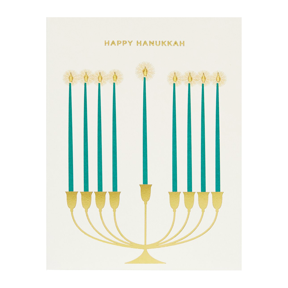 Menorah Card by Snow & Graham