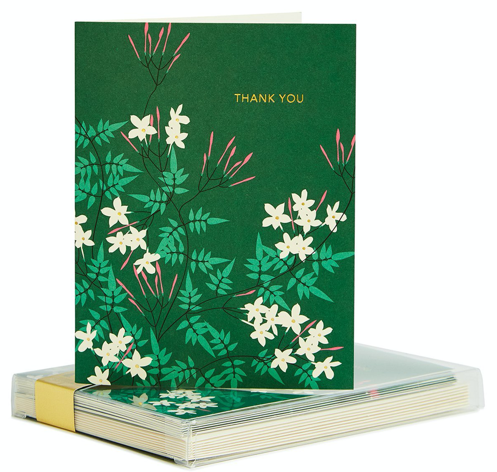 Jasmine Thank you Card Set by Snow & Graham
