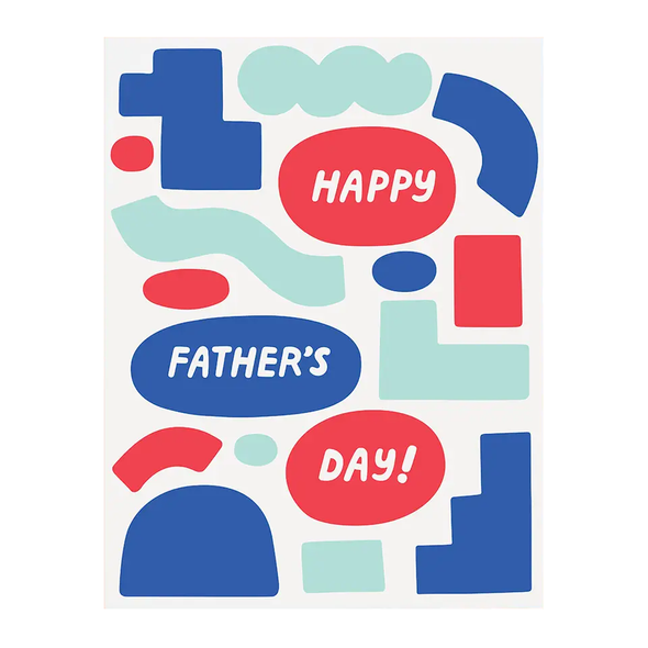 Father's Day Shapes Card by The Good Twin