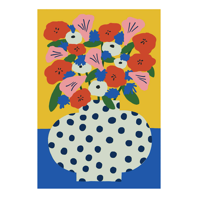 Karl-Joel Larsson Jumbo Flower Vase Card by Wrap