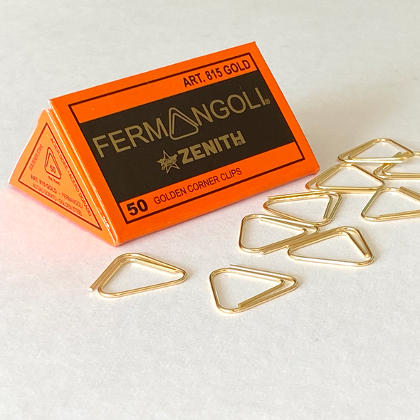 815 Gold Paper Clips by Zenith
