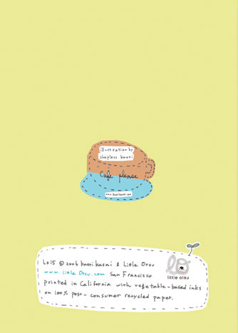 Café Please Card by Kaori Kasai