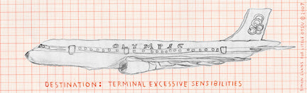 Simon Evans Plane Bookmark by Little Otsu