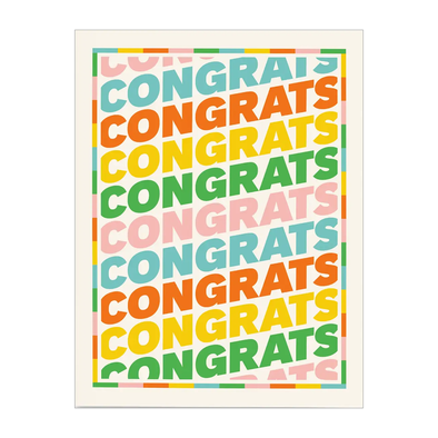 Congrats Frame Card by paper&stuff