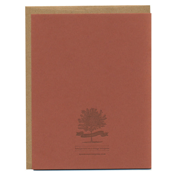 Best Wishes Card by Sycamore Street Press