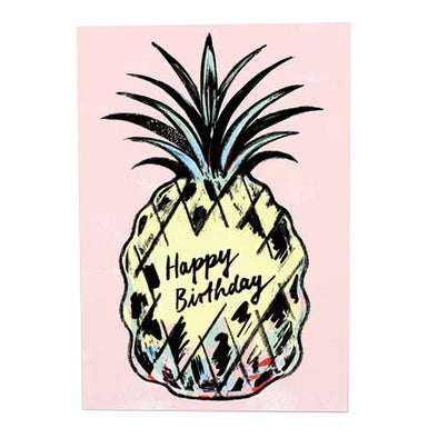 Cynthia Kittler Happy Birthday Pineapple Card by Wrap
