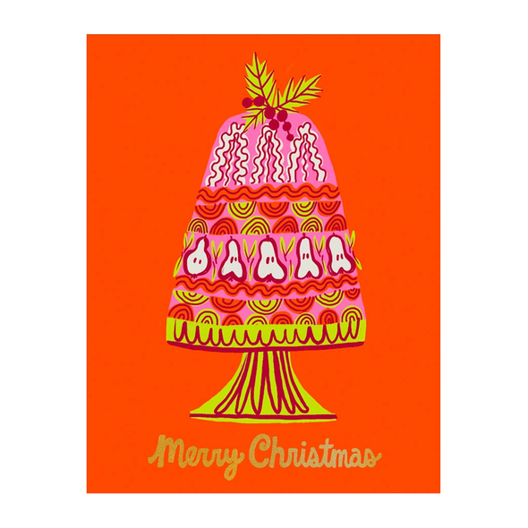 Jordan Sondler Christmas Cake Card by 1973