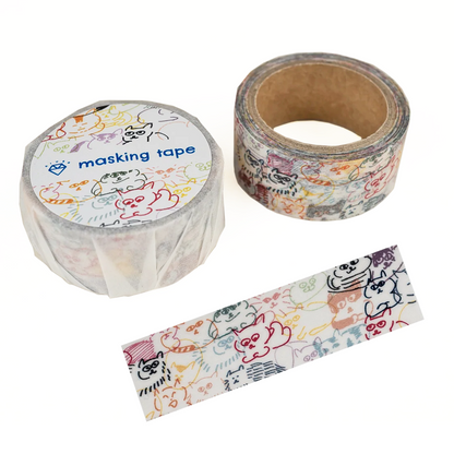 Koubako Katanuki Masking Tape by Aiueo