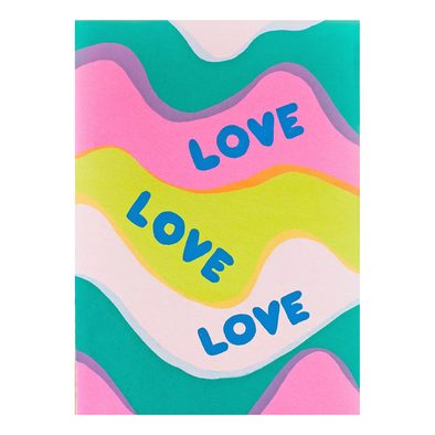 Love Waves Card by Alphabet Studios