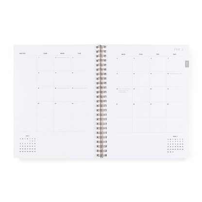 2026 Compact Year Task Monthly & Weekly Planner by Appointed