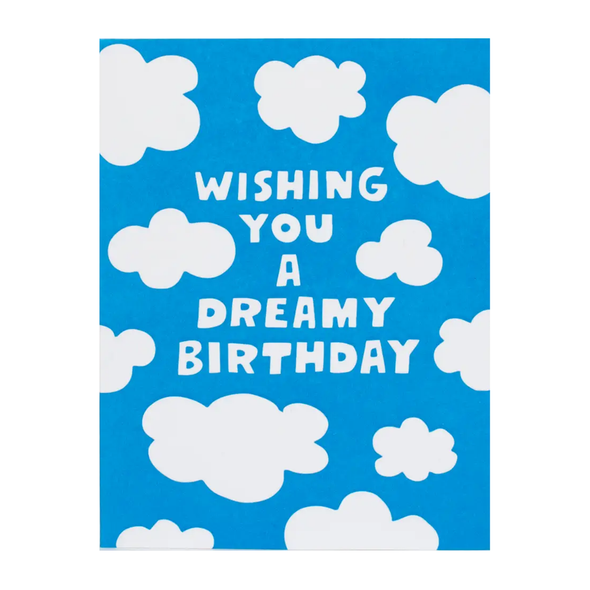 Dreamy Birthday Clouds Card by Ashkahn