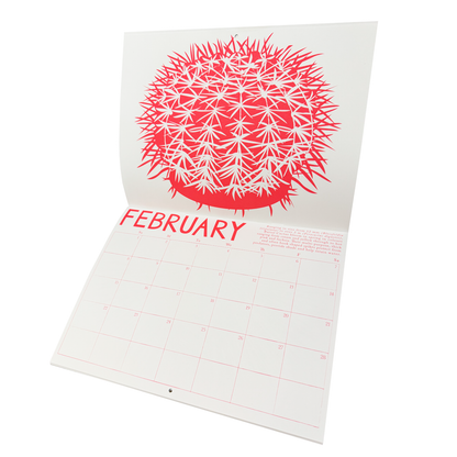 2026 Write-on High Desert Plants Calendar by Banquet Workshop