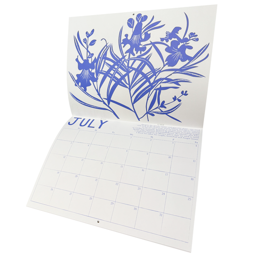 2026 Write-on High Desert Plants Calendar by Banquet Workshop