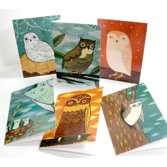 Owl Notecard Set by Boygirlparty