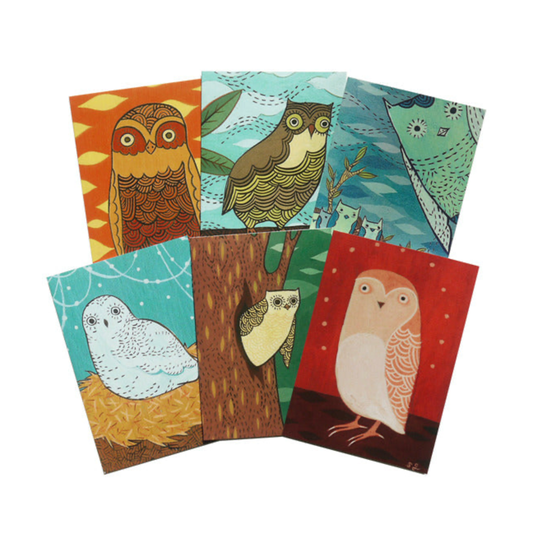 Owl Notecard Set by Boygirlparty