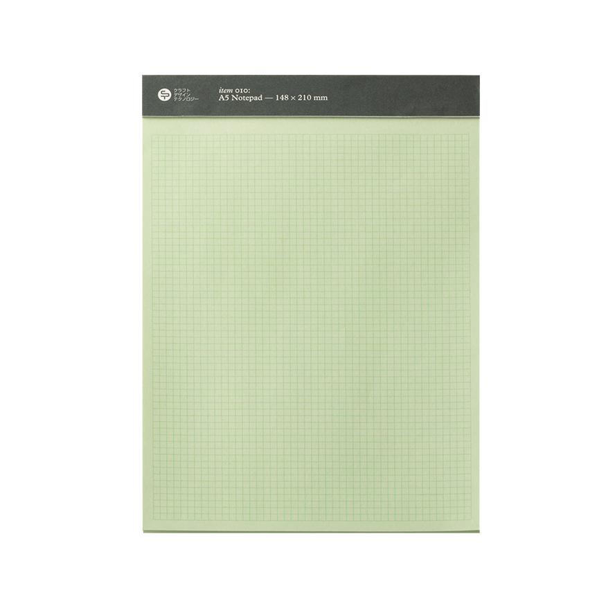 A5 Grid Notepad by Craft Design Technology – Little Otsu