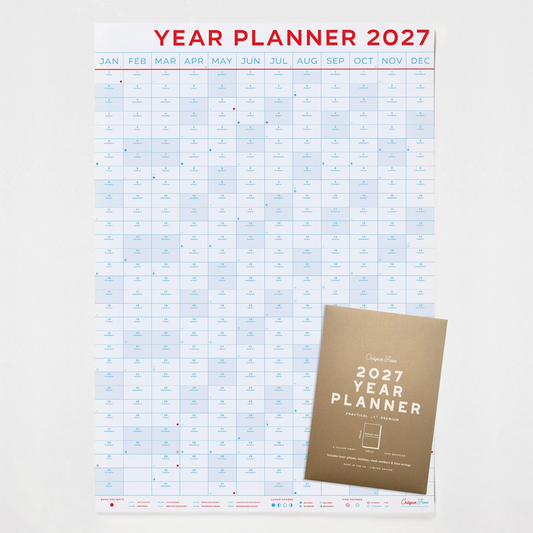 2027 Year Planner Portrait Wall Calendar by Crispin Finn