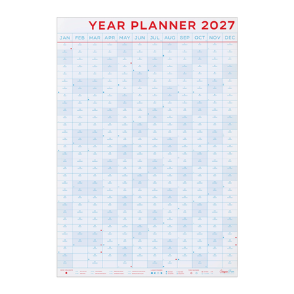 2027 Year Planner Portrait Wall Calendar by Crispin Finn