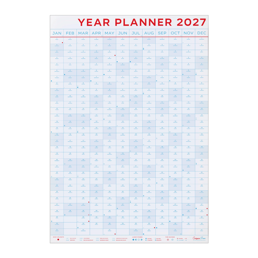 2027 Year Planner Portrait Wall Calendar by Crispin Finn