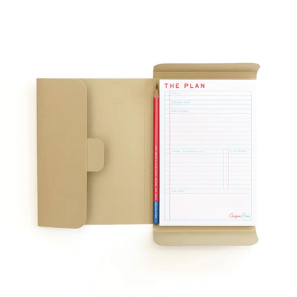 The Plan Notepad by Crispin Finn