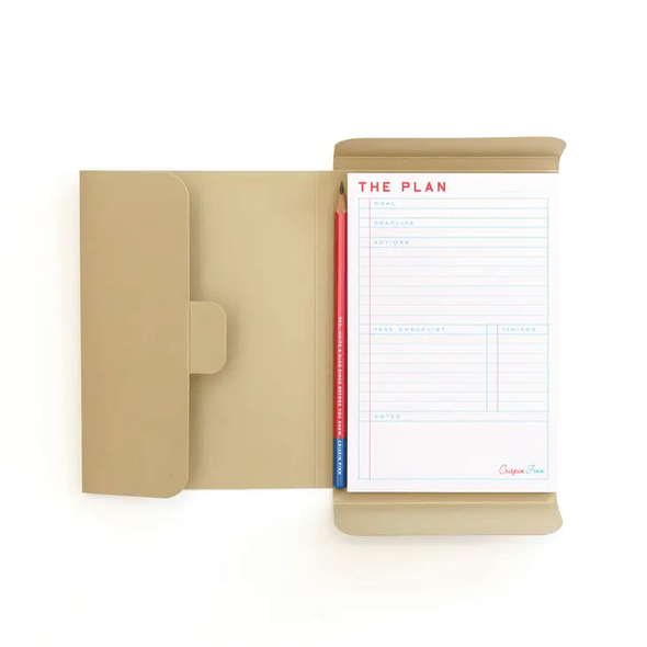 The Plan Notepad by Crispin Finn