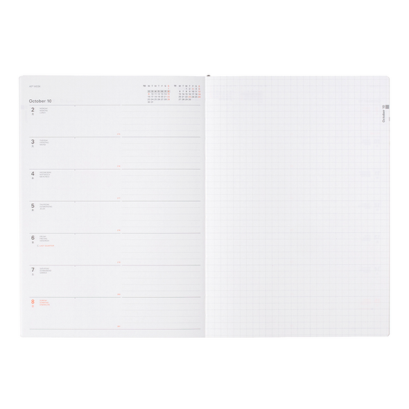 Eine Geschichte Ein Leben 2023-2024 A5 Horizontal Planner by Delfonics