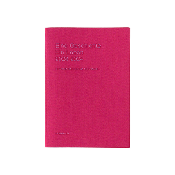 Eine Geschichte Ein Leben 2023-2024 B6 Block Planner by Delfonics