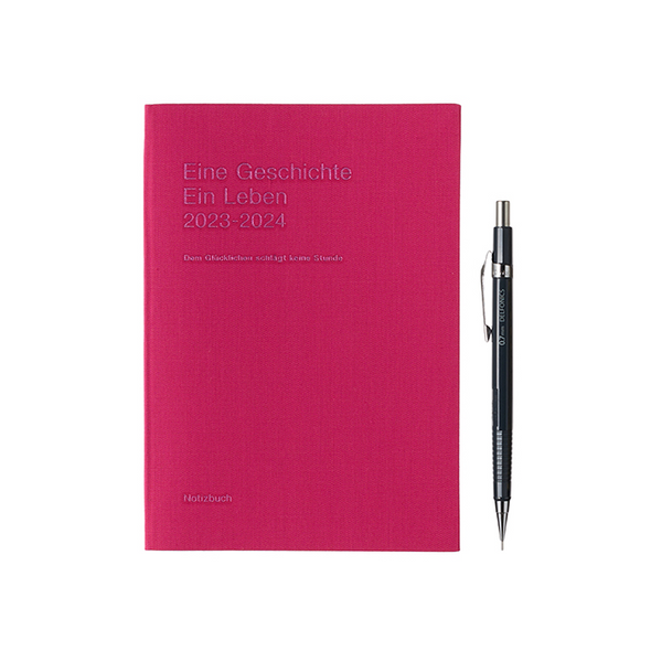 Eine Geschichte Ein Leben 2023-2024 B6 Block Planner by Delfonics