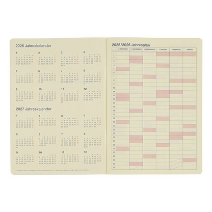 Rollbahn 2025-2026 A5 Monthly Planner by Delfonics