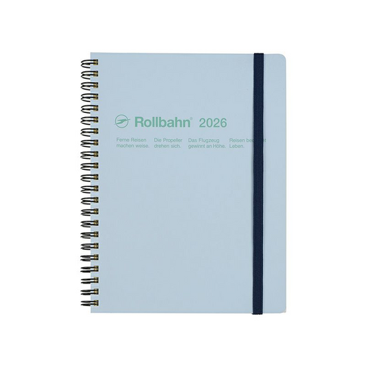 Rollbahn 2025-2026 Spiral Large (A5) Monthly Planner by Delfonics