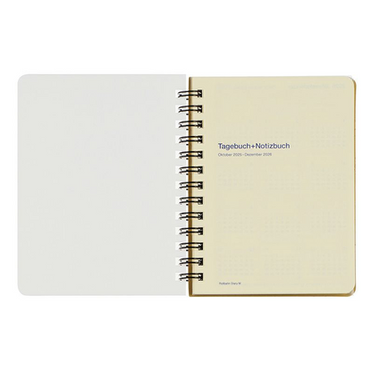 Rollbahn 2025-2026 Spiral Pocket Monaural Monthly Planner by Delfonics