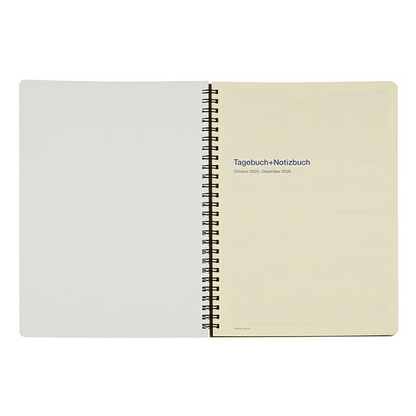 Rollbahn 2025-2026 Spiral XL Monthly Planner by Delfonics