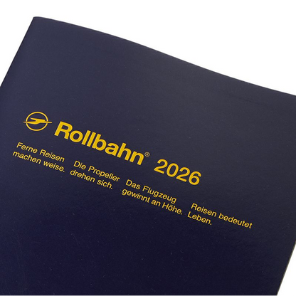 Rollbahn 2025-2026 B5 Monthly Planner by Delfonics