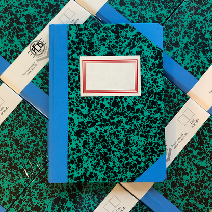 Custom Large Green Notebook by Emilio Braga